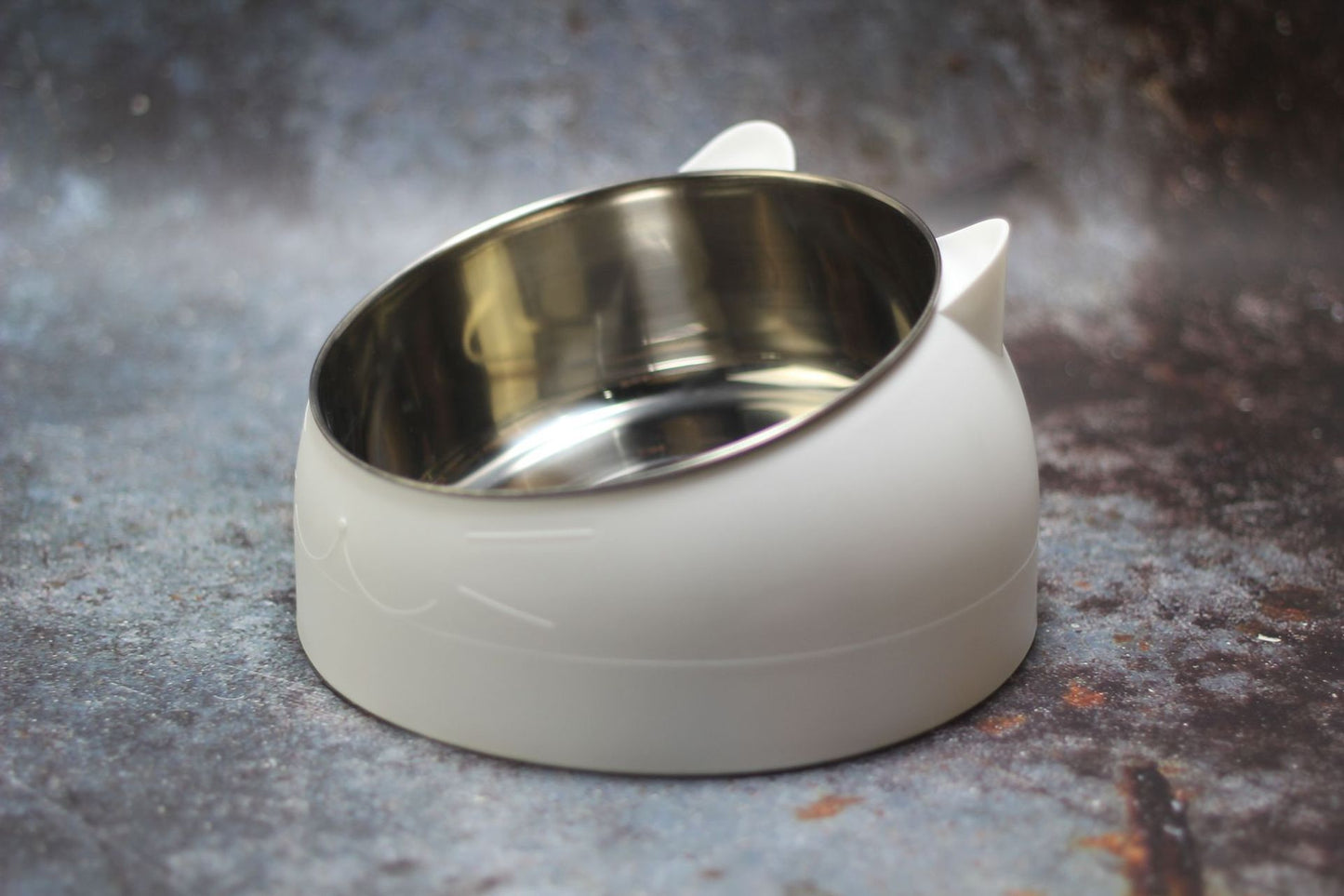 Oblique Mouth Cat Bowl