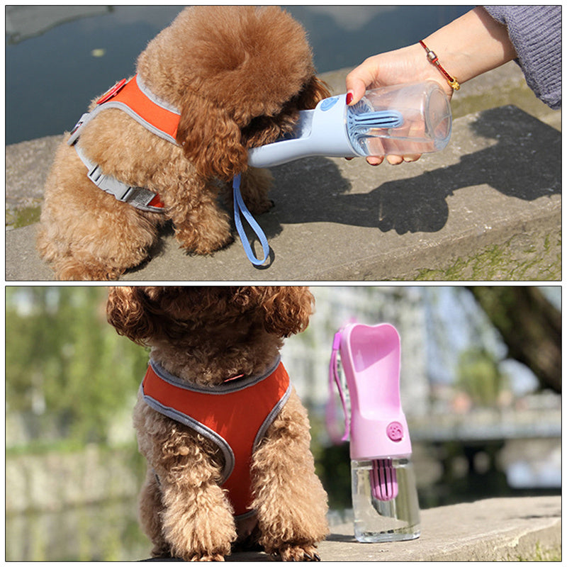 Portable Pet Water & Feeder Bottle