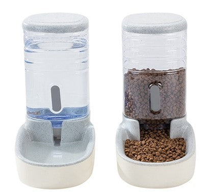 Automatic Pet Feeder with Microphone & Drinking Fountain