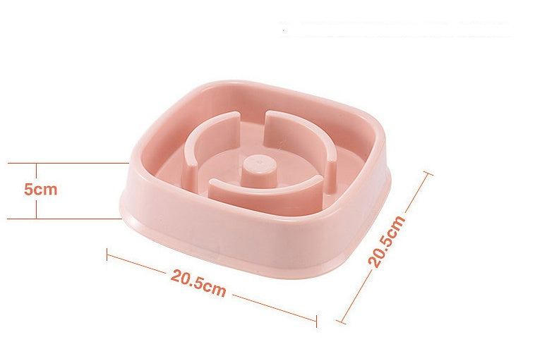 Plastic Slow Feeder Bowl