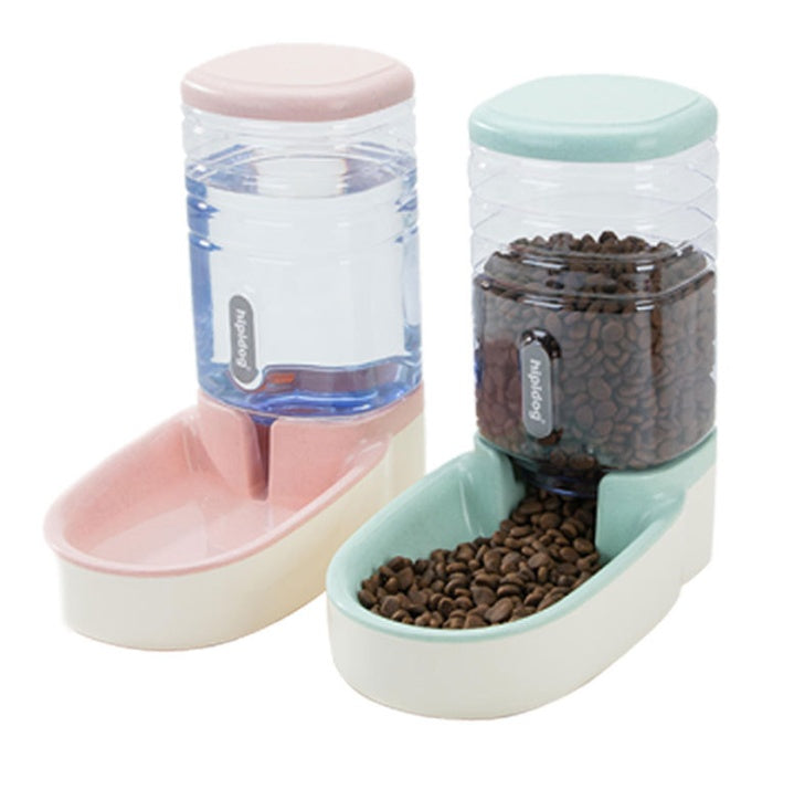 Automatic Pet Feeder with Microphone & Drinking Fountain