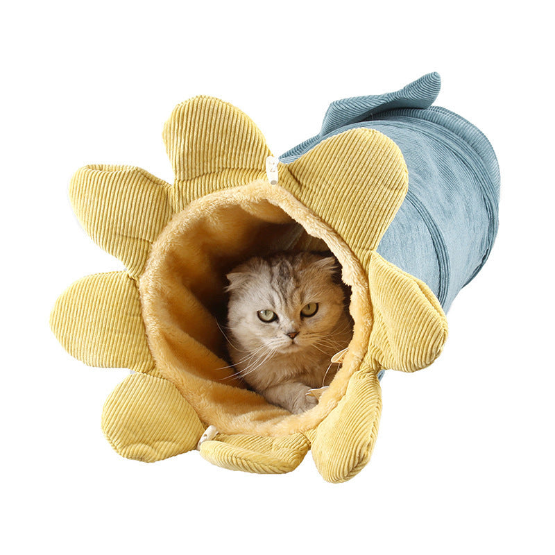 Fruit-Themed Pet Tunnel Toy