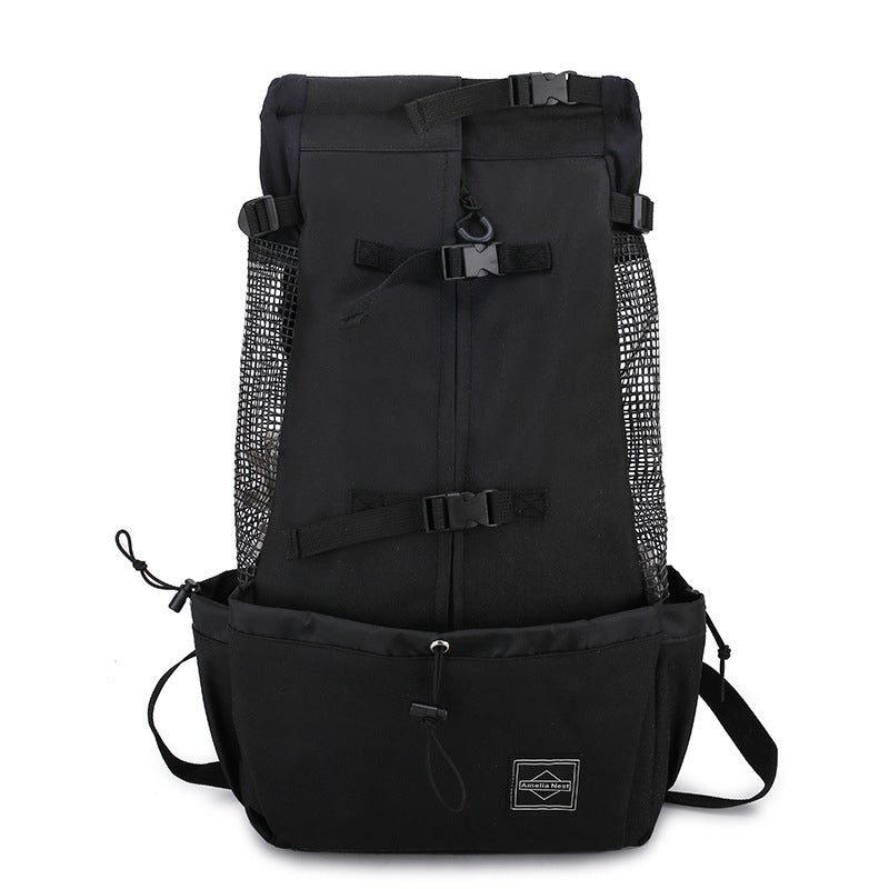 Double-Shoulder Portable Dog Carrier Backpack