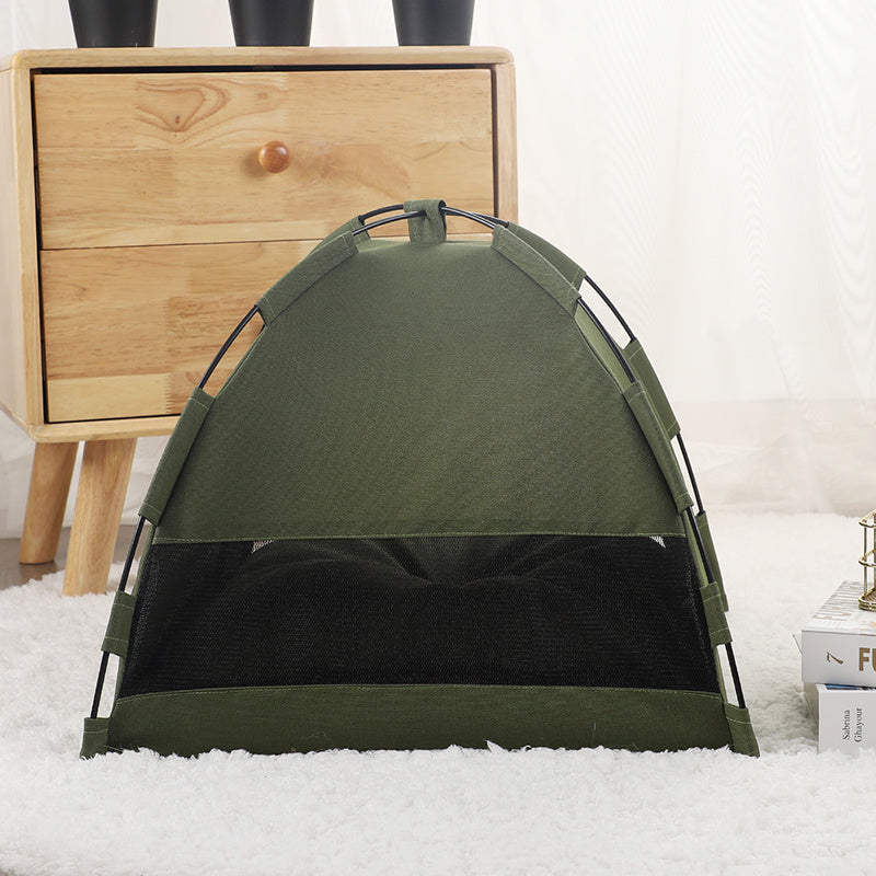 Cat Tent with Cooling Mat & Cushion