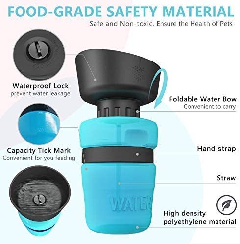 Foldable Outdoor Dog Water Bottle