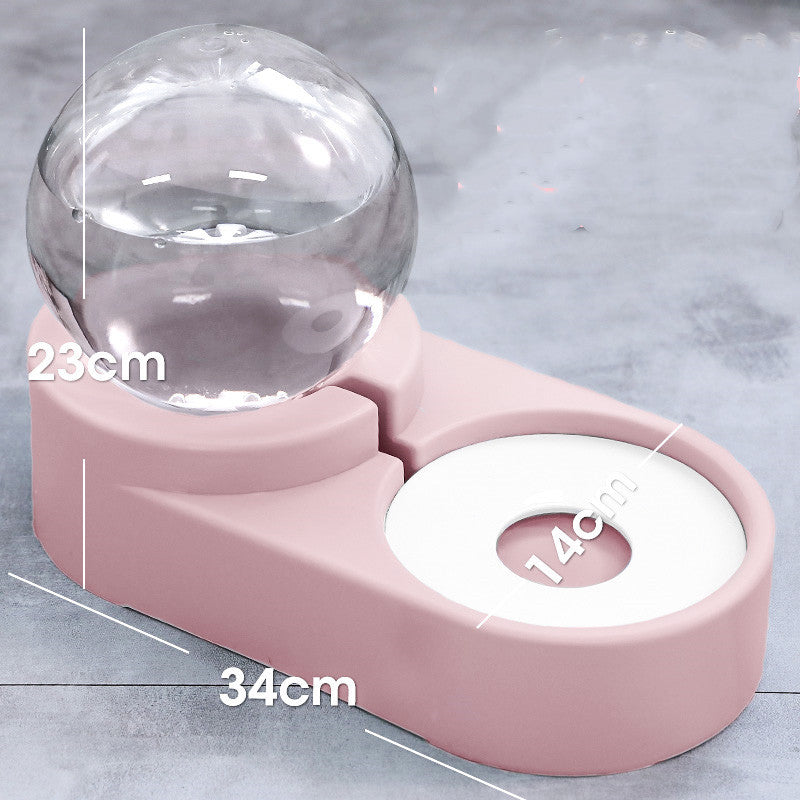 Bubble Ball Pet Feeder & Water Bowl