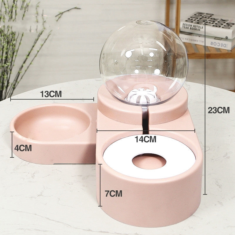 Bubble Ball Pet Feeder & Water Bowl