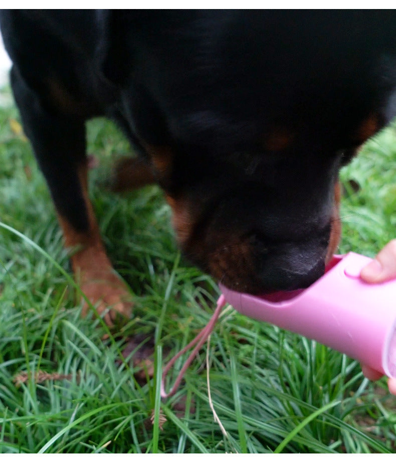 Leak-Proof Portable Dog Water & Food Bottle
