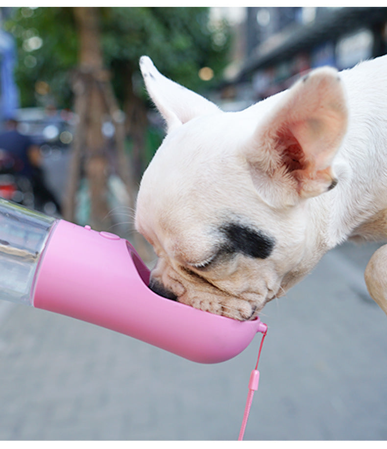 Leak-Proof Portable Dog Water & Food Bottle