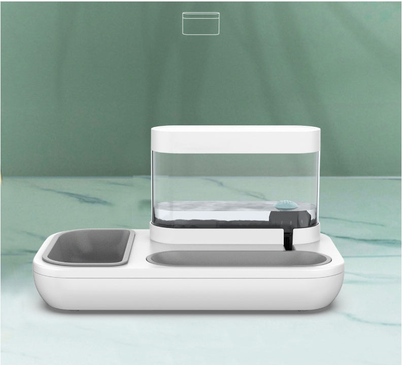 Automatic Pet Feeder & Drinking Fountain