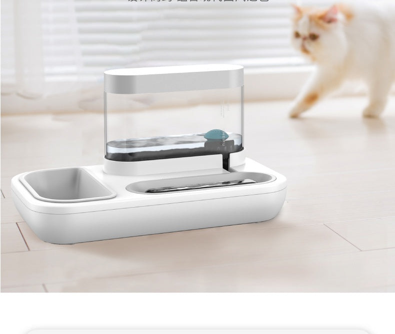 Automatic Pet Feeder & Drinking Fountain