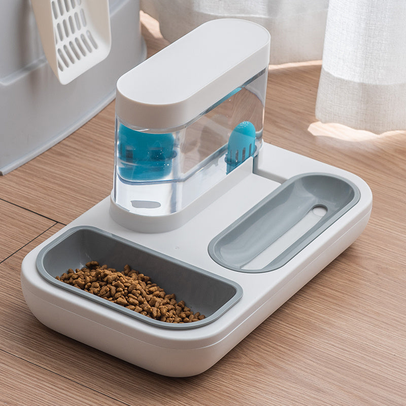 Automatic Pet Feeder & Drinking Fountain