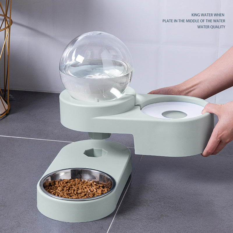 Bubble Ball Pet Feeder & Water Bowl