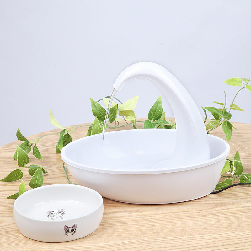 Automatic Swan Cat Water Dispenser