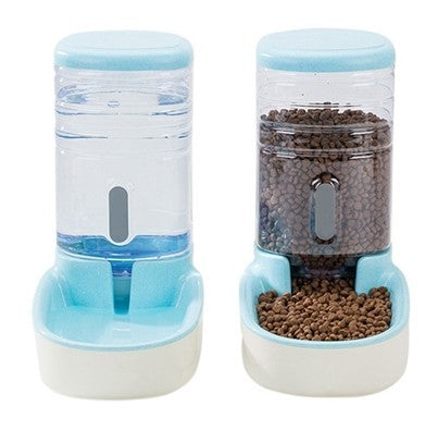 Automatic Pet Feeder with Microphone & Drinking Fountain