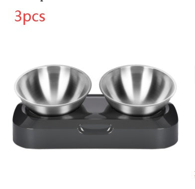 Double Stainless Steel Pet Bowl