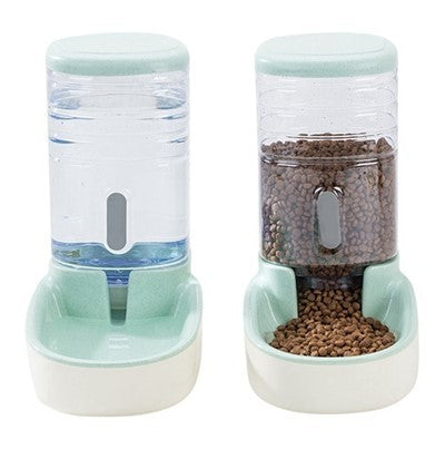 Automatic Pet Feeder with Microphone & Drinking Fountain
