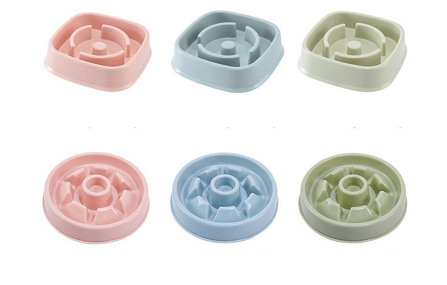 Plastic Slow Feeder Bowl
