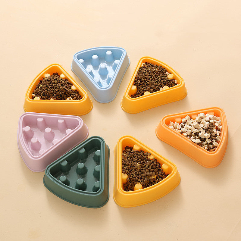 Cartoon Pizza Slow Feeder Bowl