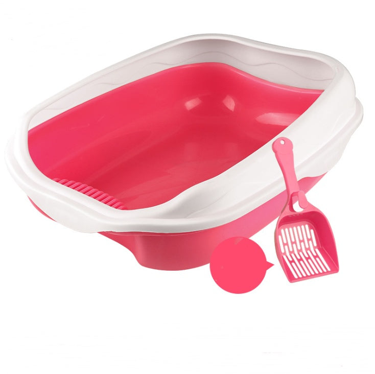 Semi enclosed Splash-Proof Cat Toilet