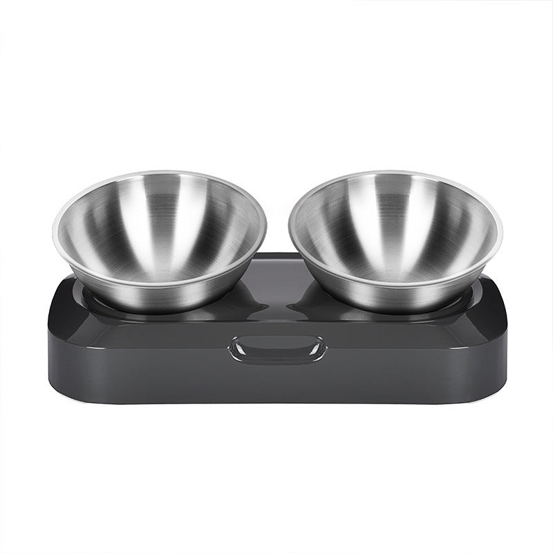 Double Stainless Steel Pet Bowl