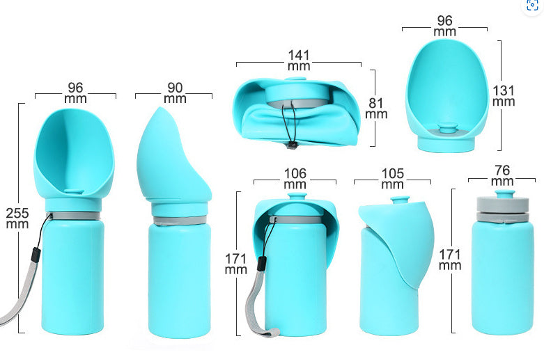 Folding Travel Pet Water Bottle