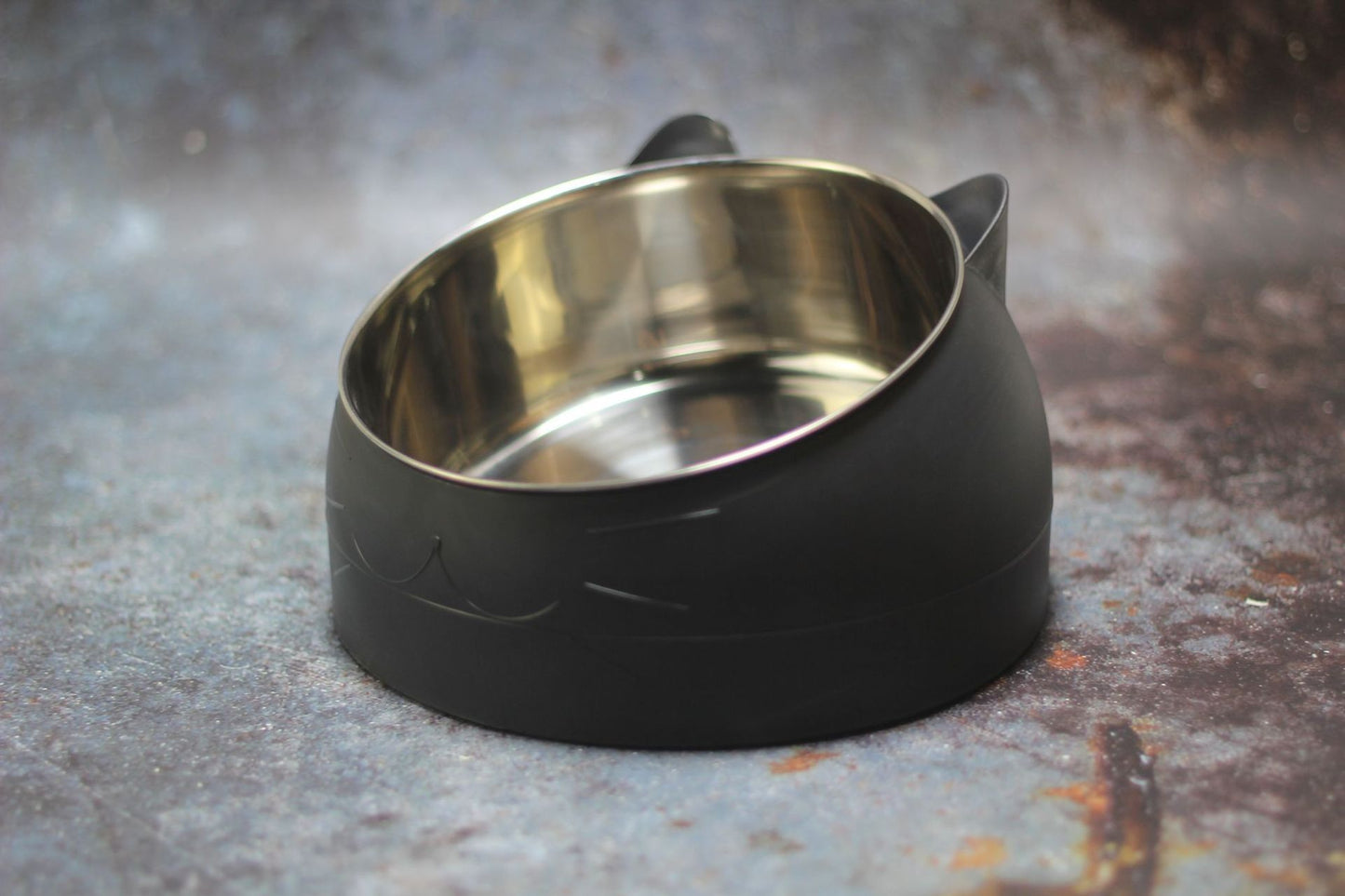 Oblique Mouth Cat Bowl