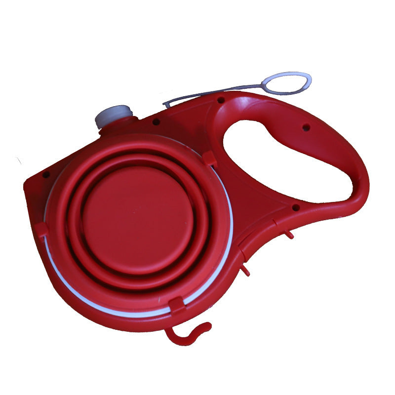3-in-1 Pet Water Bottle with Cup & Leash