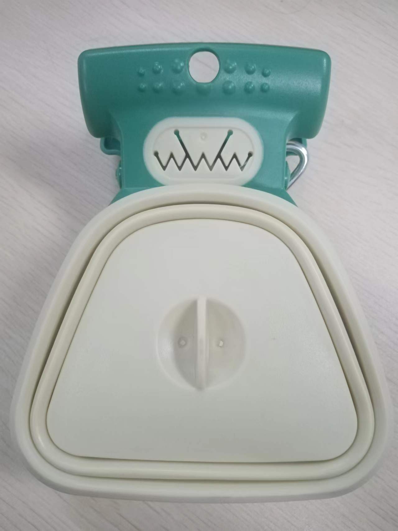 Dog Poop Bag Dispenser with Foldable Scoop