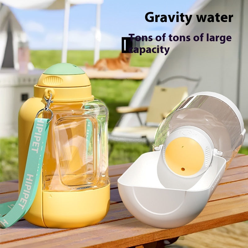 Portable Pet Water and Food Dispenser