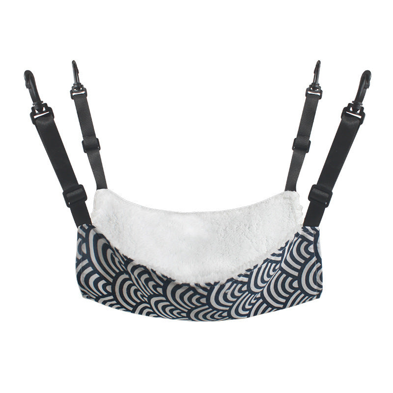 Lamb Fleece Cat Cage Hammock Bed