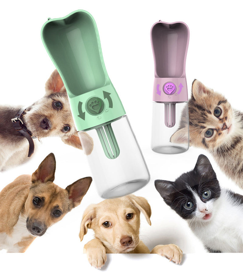 Portable Pet Water & Feeder Bottle