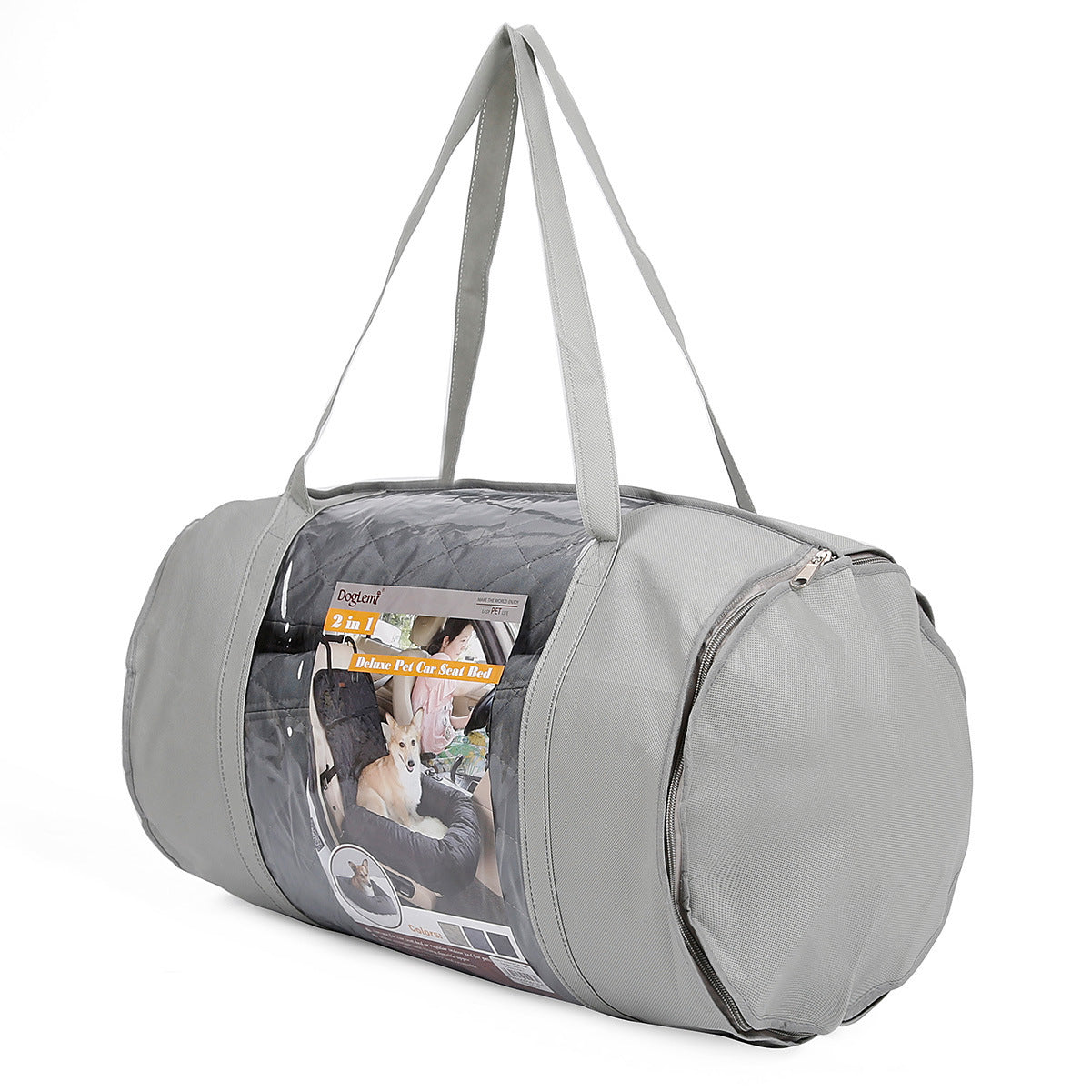 Folding Dog Carrier & Car Seat Pad