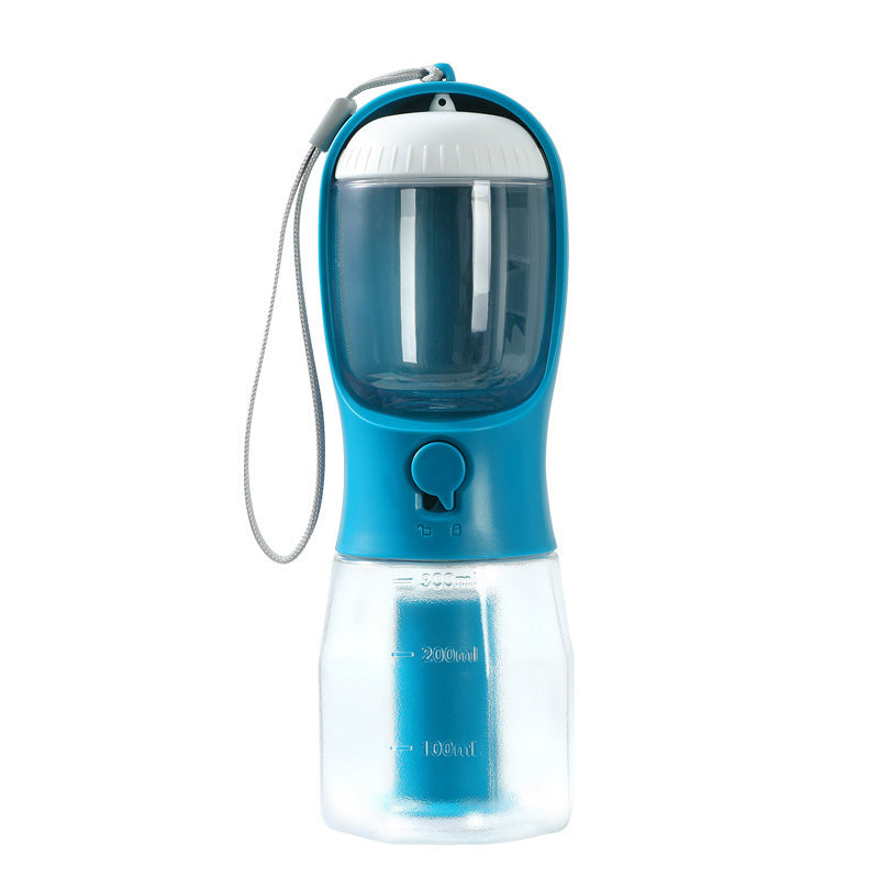 3-in-1 Portable Dog Water & Food Cup with Waste Bag
