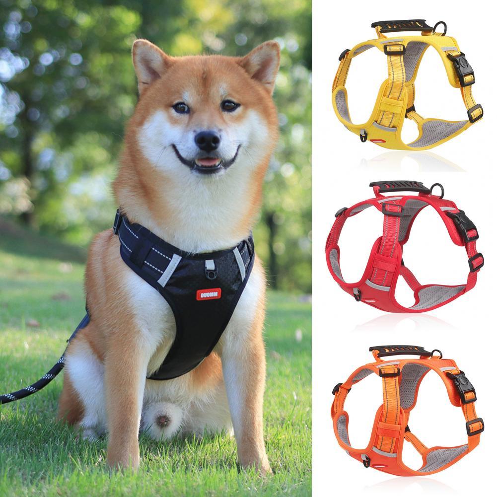 Nylon No-Pull Reflective Dog Harness