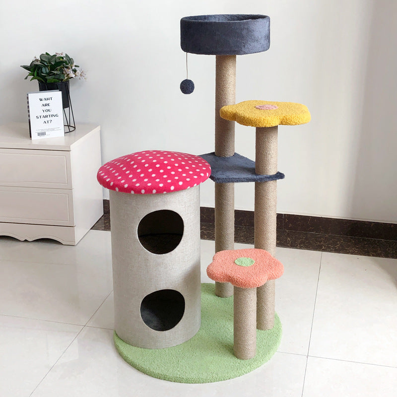 Cat Tower with Scratch Board