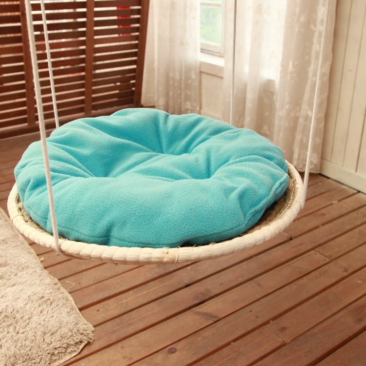Straw Cat Hammock Climbing Frame Nest