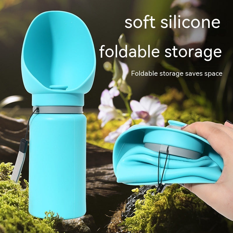 Folding Travel Pet Water Bottle
