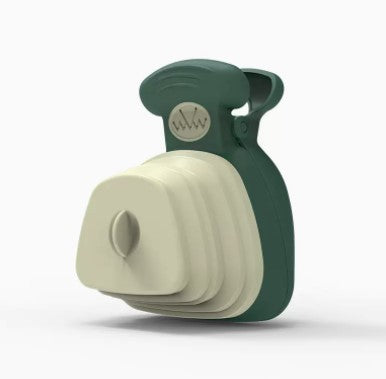 Dog Poop Bag Dispenser with Foldable Scoop