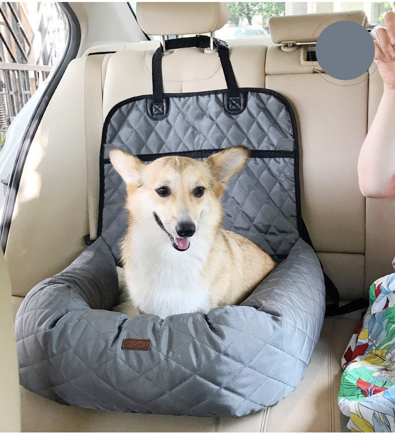 Folding Dog Carrier & Car Seat Pad