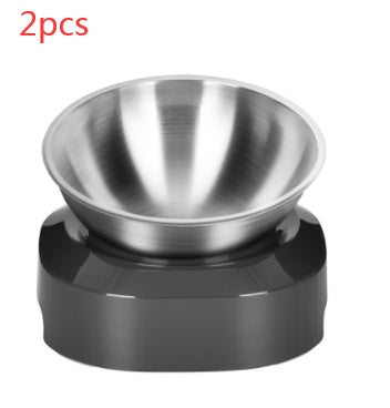 Double Stainless Steel Pet Bowl