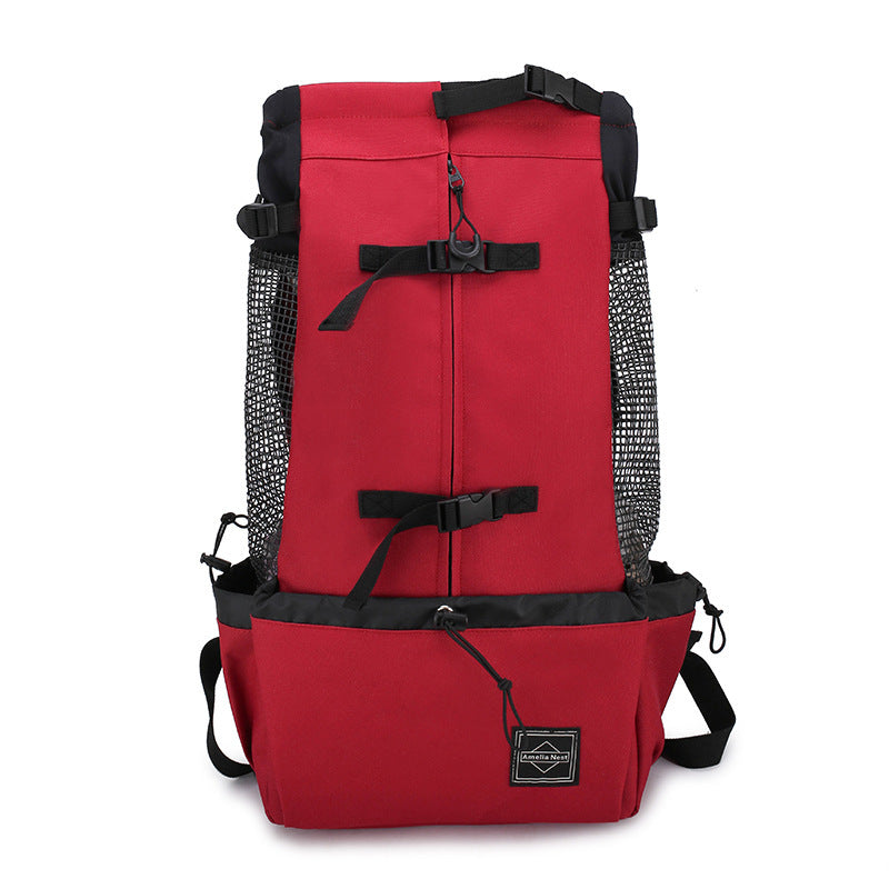 Double-Shoulder Portable Dog Carrier Backpack