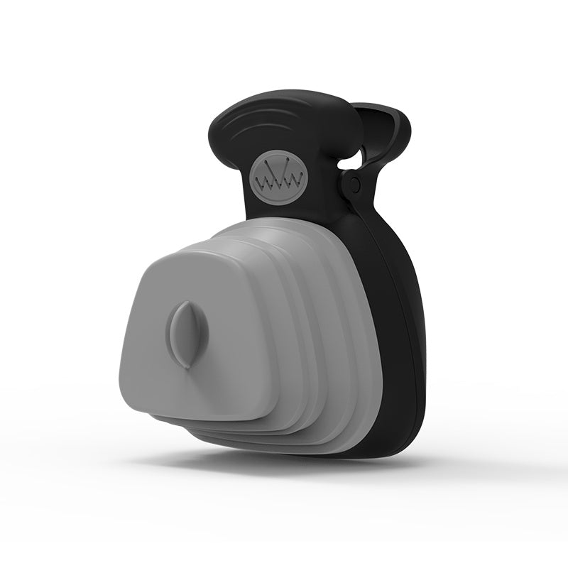 Dog Poop Bag Dispenser with Foldable Scoop