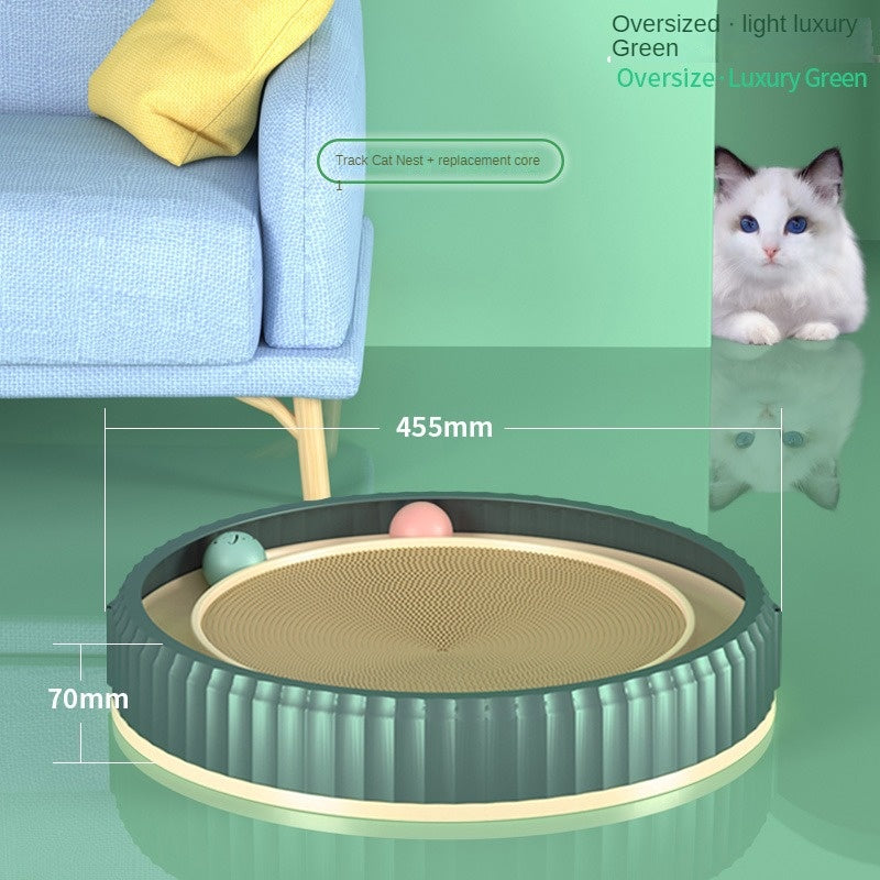Round Cat Scratching Board