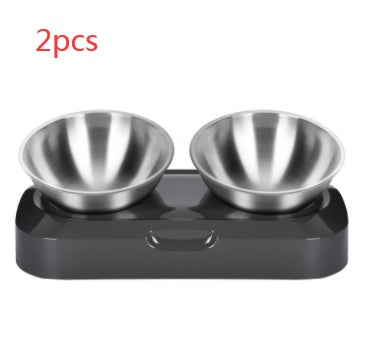 Double Stainless Steel Pet Bowl