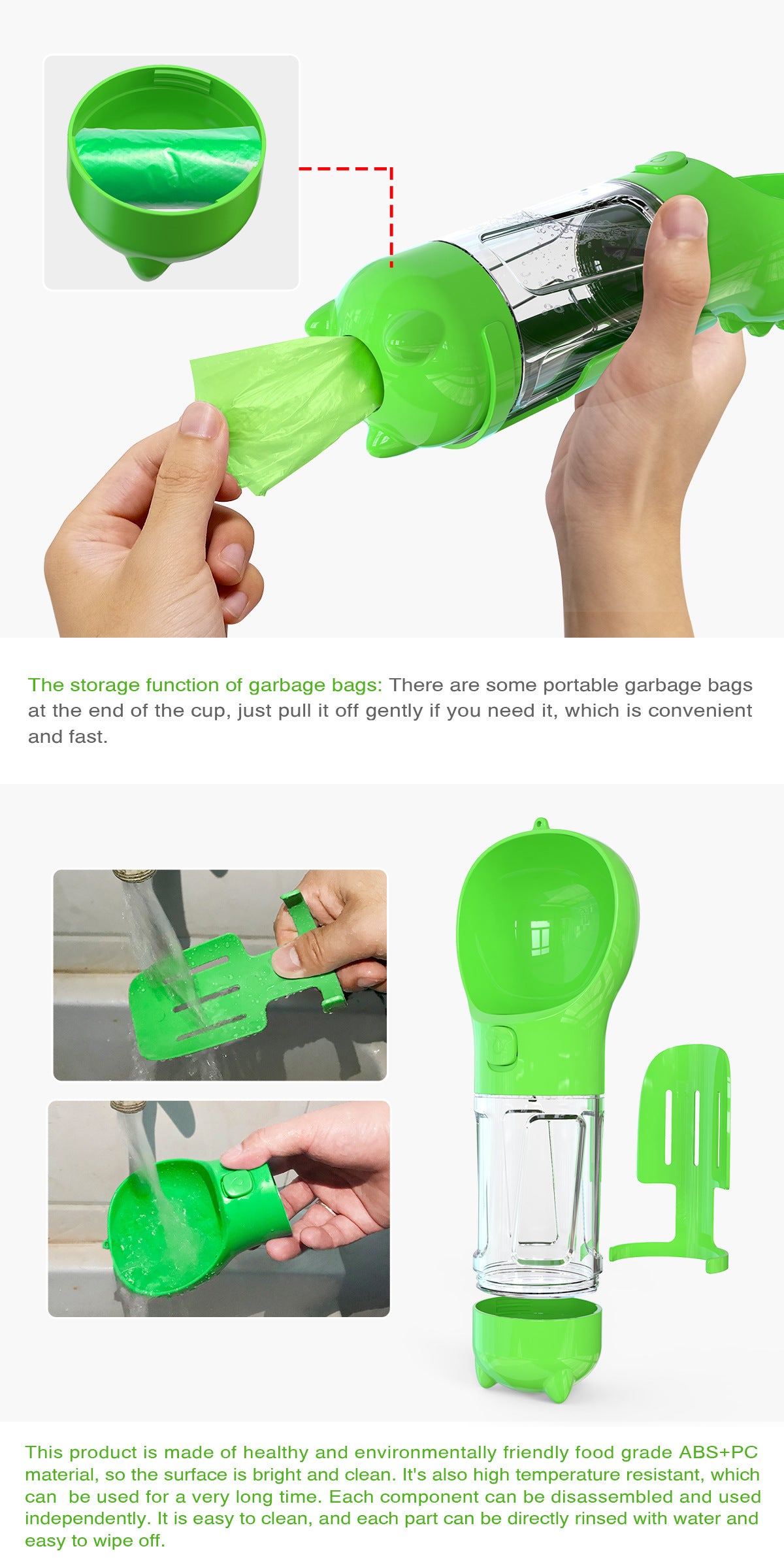 Multi-Functional Pet Water Bottle