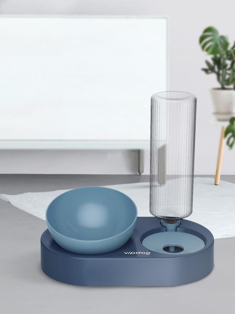 Double Bowl Automatic Drinking Feeder