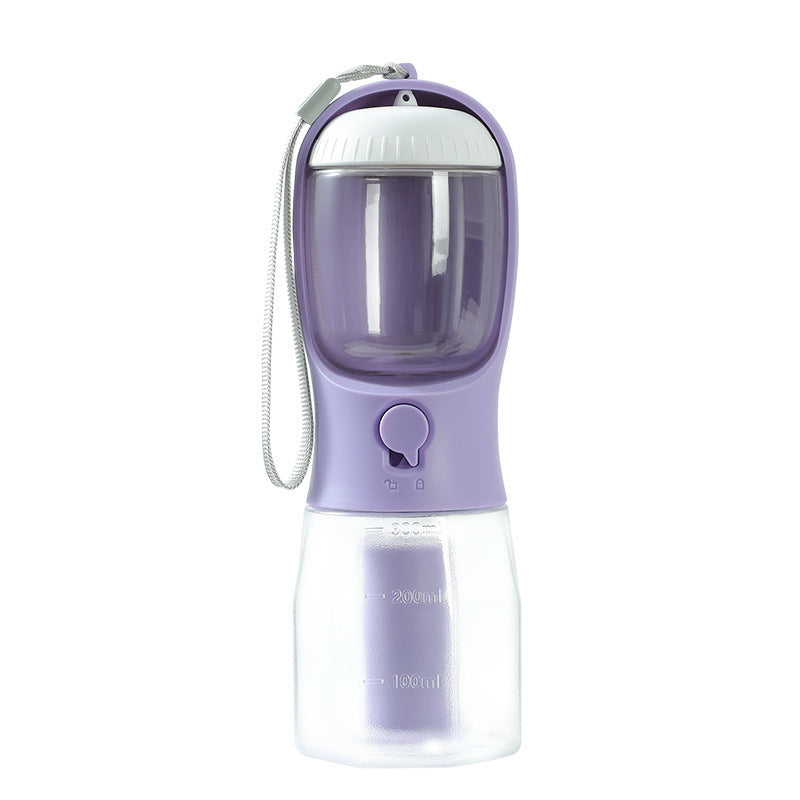 3-in-1 Portable Dog Water & Food Cup with Waste Bag