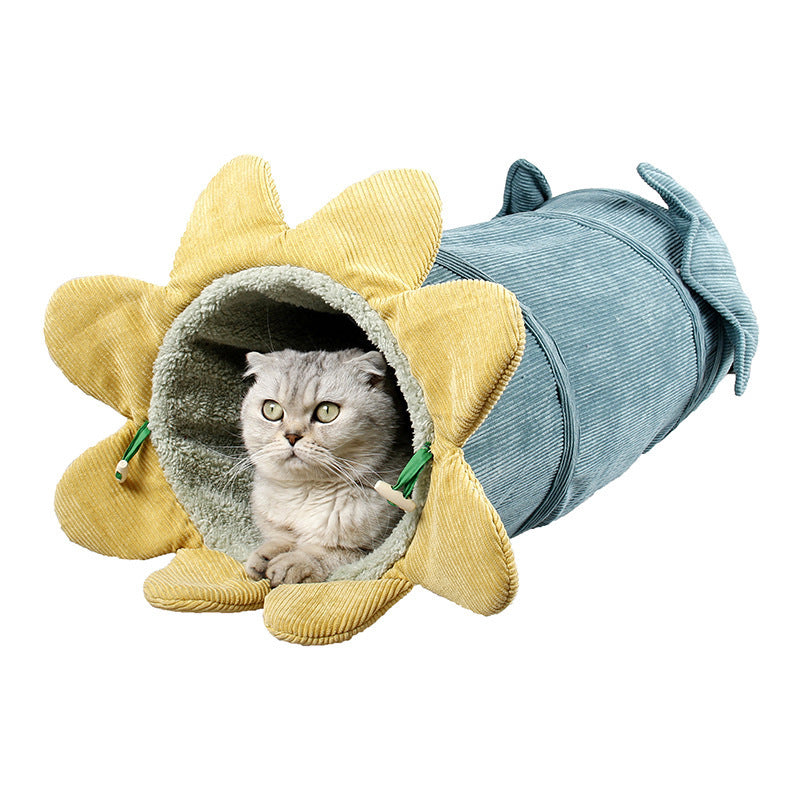 Fruit-Themed Pet Tunnel Toy
