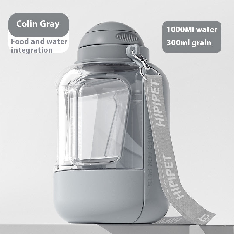 Portable Pet Water and Food Dispenser
